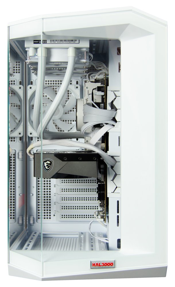 Kompjuter HAL3000 Master Gamer Ultimate-K 5080 (15th gen), Intel Core Ultra 7 265KF, NVIDIA GeForce RTX 5080, 32GB RAM, 2TB SSD, i bardhë