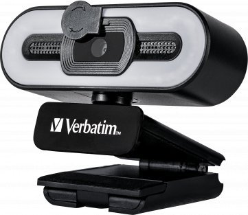 Webcam Verbatim 49579, Full HD 1080p, USB 2.0, e zezë