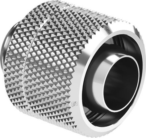 Компресионен фитинг за меко црево Barrow, 16/10mm, G1/4\", сребрена боја
