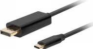 Kabllo Lanberg, USB Type-C / DisplayPort, 3 m, e zezë Kabllo Lanberg, USB Type-C / DisplayPort, 3 m, e zezë