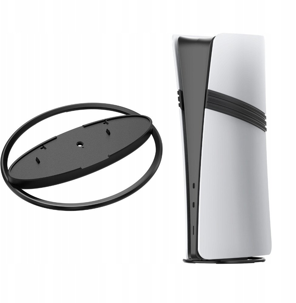 Mbajtëse konsolë Yaxo Coaster Thunder Impact, për PS5 PS5 Slim PS5 Pro, e zezë