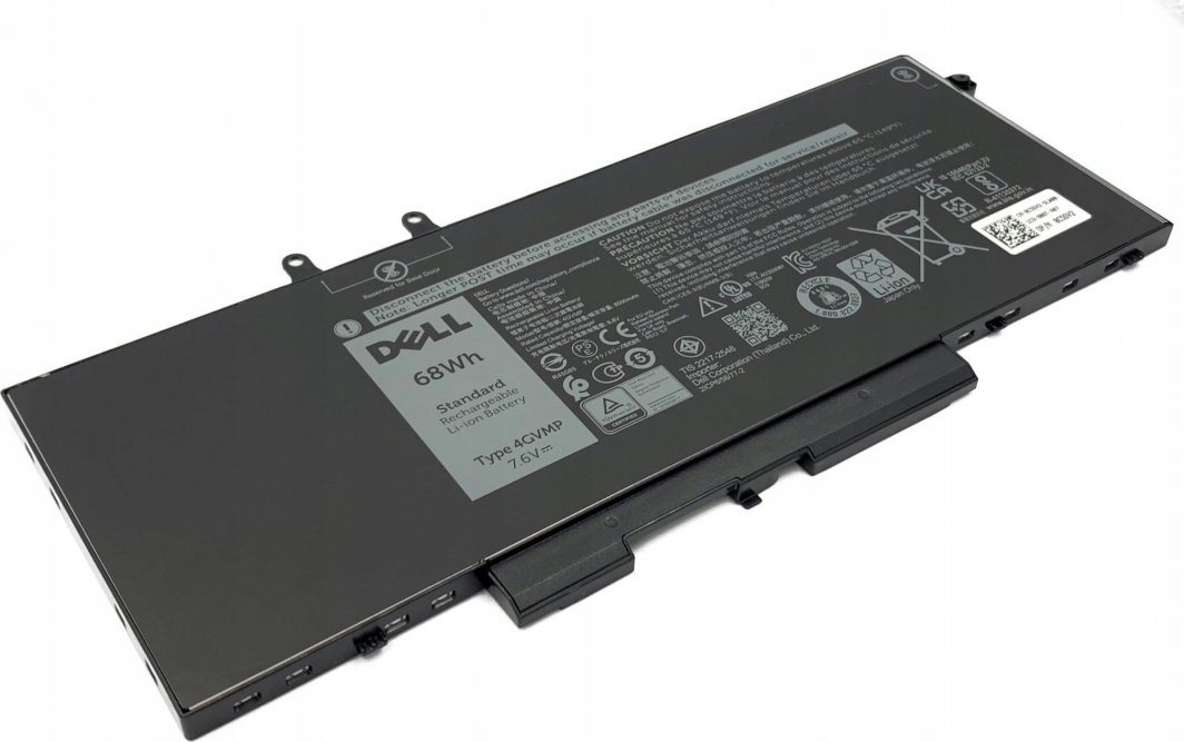 Bateri për laptop Dell 4C, 68WHr, Li-Ion, e zezë