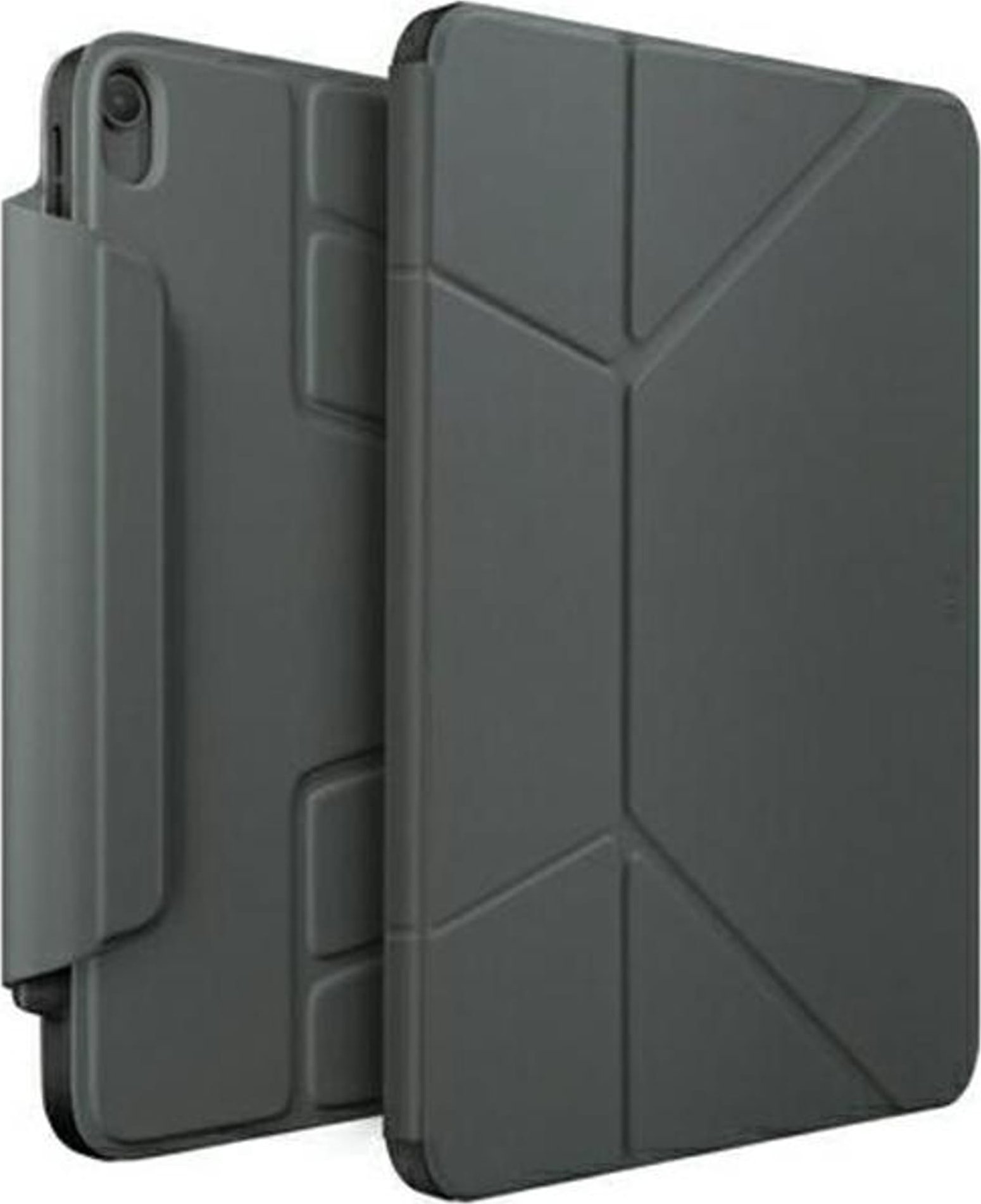 Mbrojtëse tablet Uniq Ryze 360 për iPad Air 11" 2024, qëndrim 360°, me mbajtëse Apple Pencil, jeshile