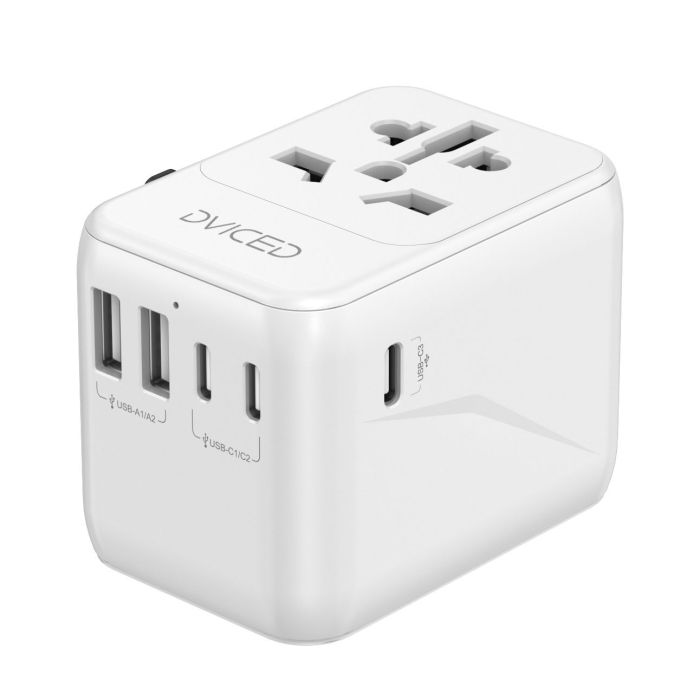 Dviced Universal Travel Adapter 28W, White