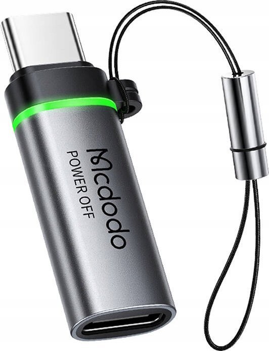 Adaptues USB C Mcdodo OT 2450, USB C në USB C, Auto Power Off, i zi