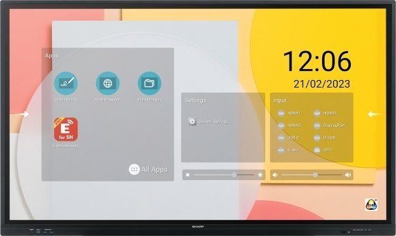 Ekran interaktiv Sharp PN-LC862, 86", 4K Ultra HD, Wi-Fi, i zi