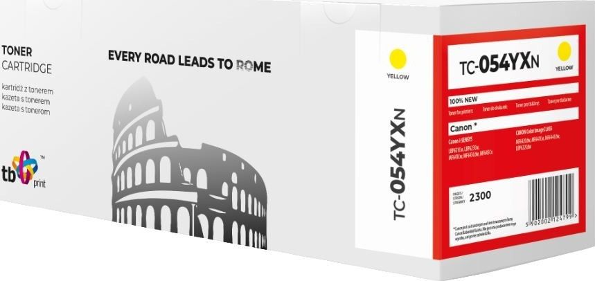 TB Print Toner Zëvendësues i Verdhtë CRG-054H (TC-054YXN)