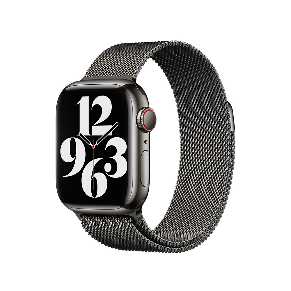 Apple Watch 41mm Band, Graphite Milanese Loop