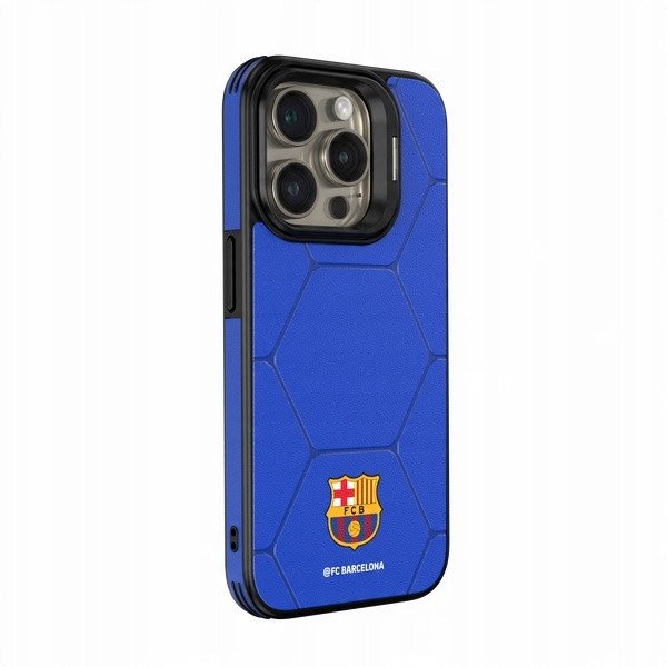 Maskë telefoni OCPC FC Barcelona, lëkurë PU, me mbajtëse stand, shumëngjyrëshe