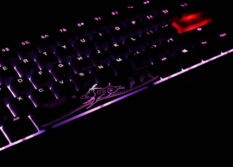 Tastierë Ducky One 2 Mini, 60%, Cherry MX Brown, RGB, e zezë
