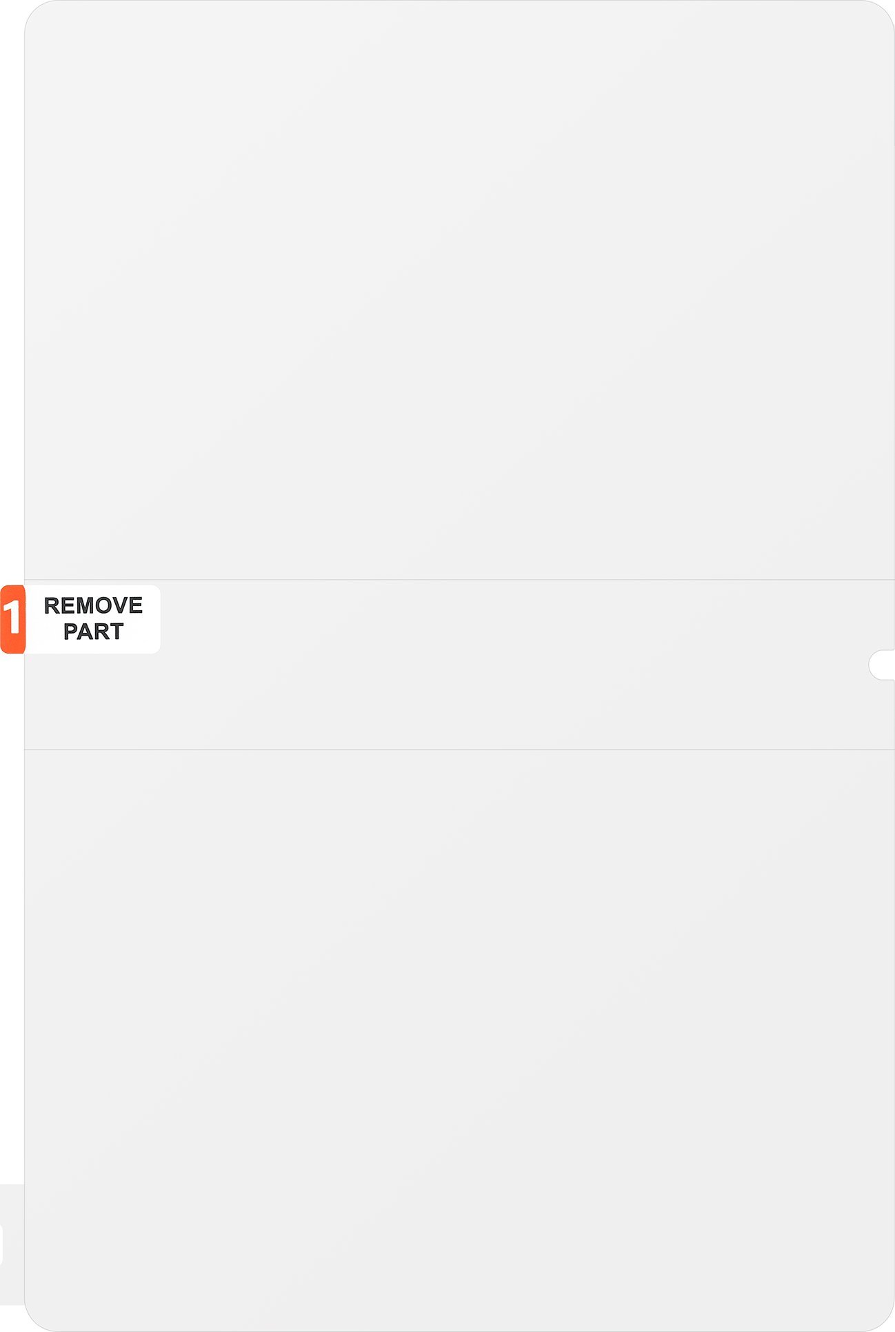 Mbrojtës ekrani Samsung Anti-Reflecting për Galaxy Tab S9, 11", transparent