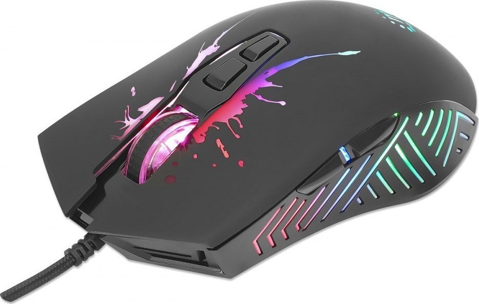 Mouse gaming Manhattan, optik, 7200 DPI, RGB, i zi