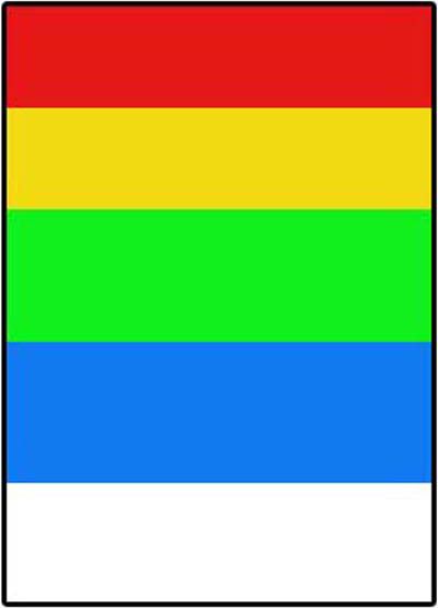 Etiketa vetëngjitëse Logo Labels A4, mat, përzierje ngjyrash, 10 fletë