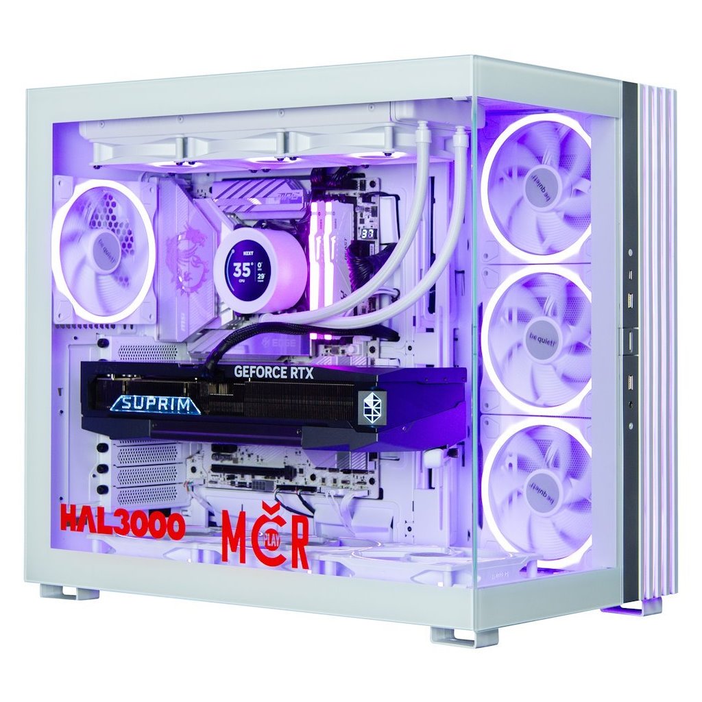 Kompjuter HAL3000 MČR 2025, Intel Core Ultra 9 285K, 64GB DDR5, RTX 5090, 4TB SSD, Windows 11 Home, i bardhë