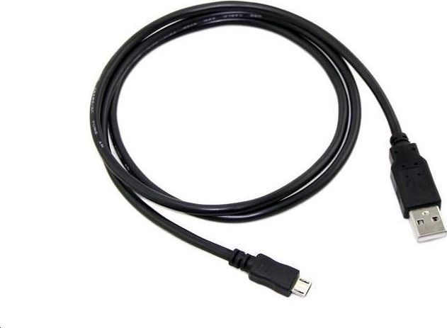 Kabllo C-Tech USB-A - microUSB, 0.5m, e zezë