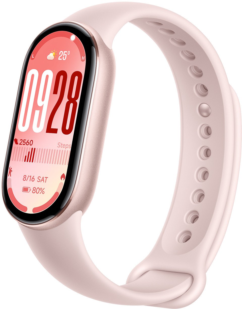 Byzylyk smart Xiaomi Smart Band 10, ekran me prekje, monitorim i shëndetit, rozë Mystic