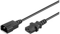 Кабел за напојување MicroConnect PE040630 C13 во C14, 3m, црн