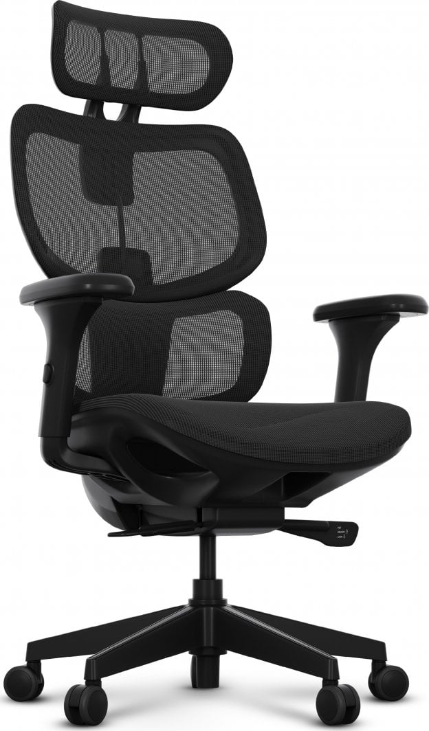 [OUTLET] Karrige për zyrë SENSE7 NOBU, e zezë