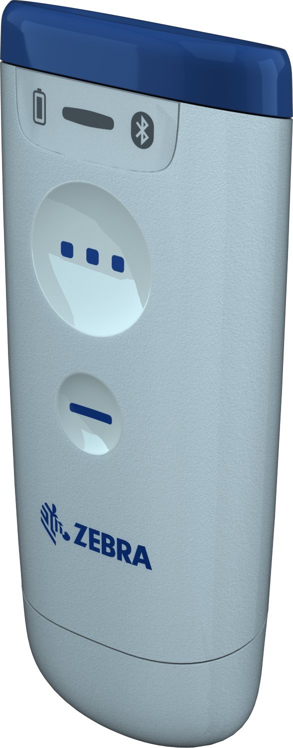 Читач на баркодови Зебра CS60 HC, 1D 2D, блутут, бел