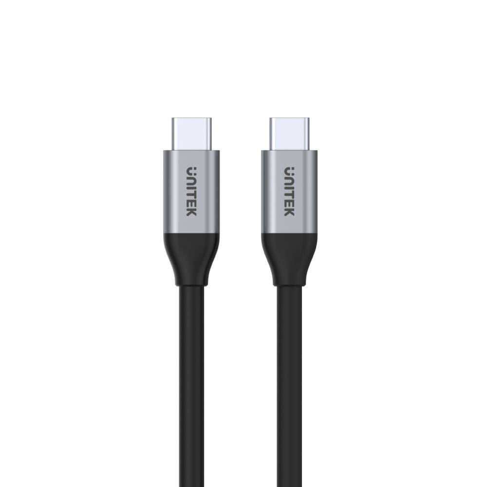 Kabllo Unitek, USB C / USB C, 1 m, e zezë
