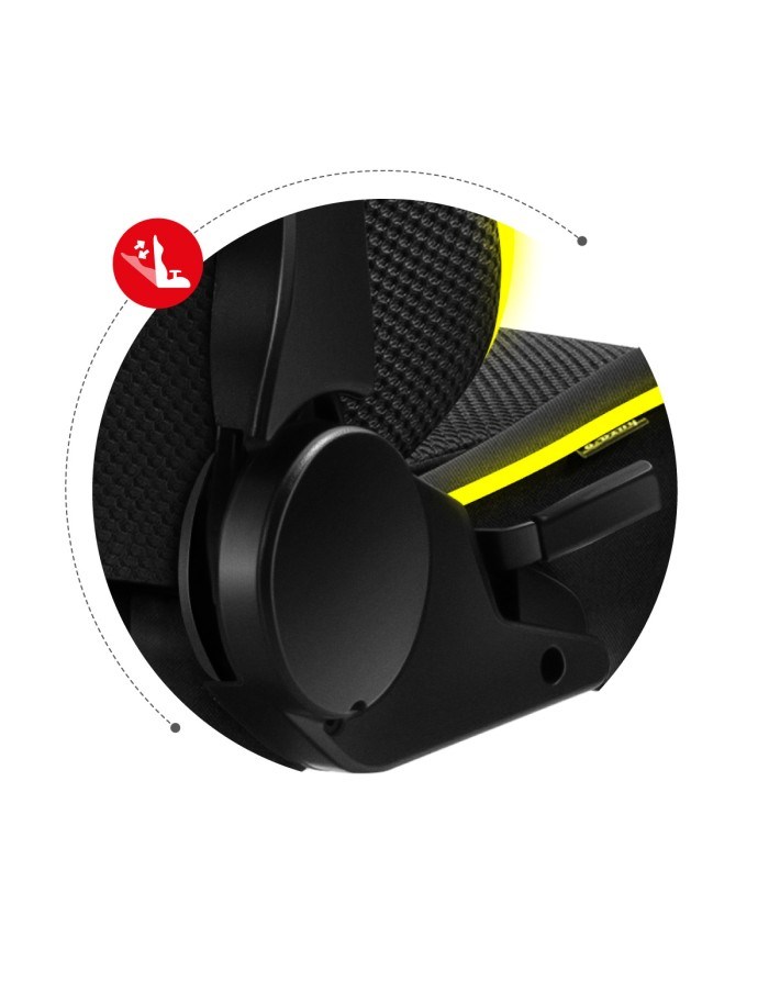 Karrige lojërash HUZARO Force 6.3 RGB Mesh, e zezë