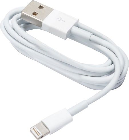 Kabllo për iPhone USB - A në lightning, 1 m, e bardhë