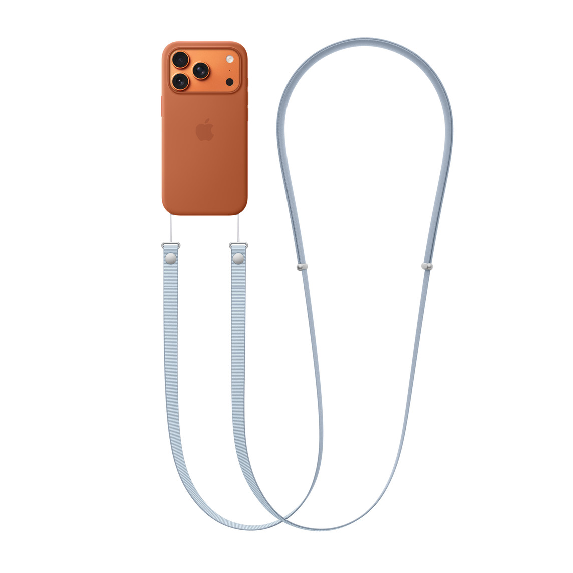 Apple Crossbody Strap, Light Blue