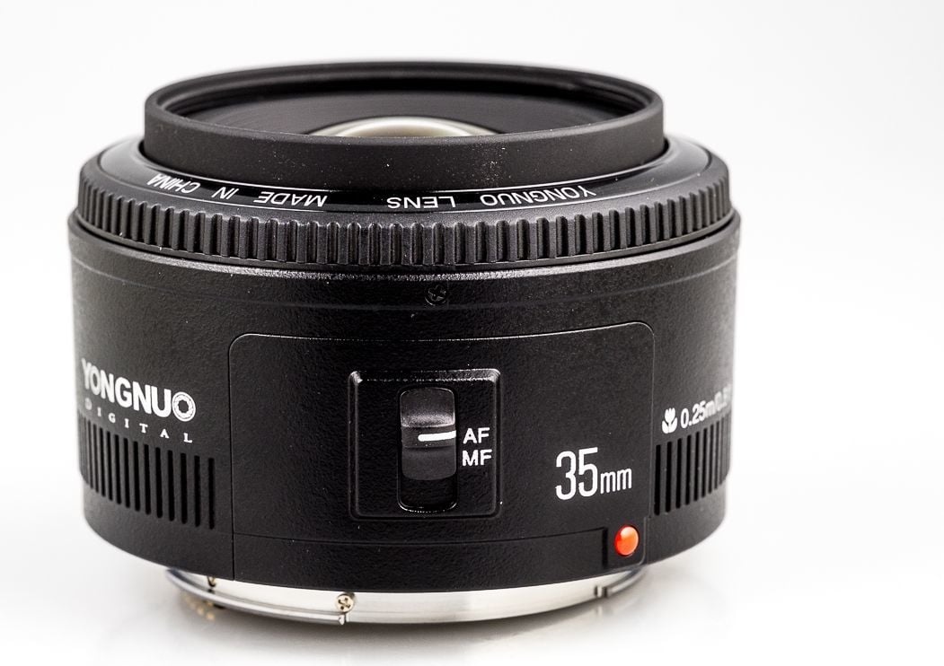 Фотографски објектив Yongnuo YN35MM F2, 35mm, за Canon EF, црн