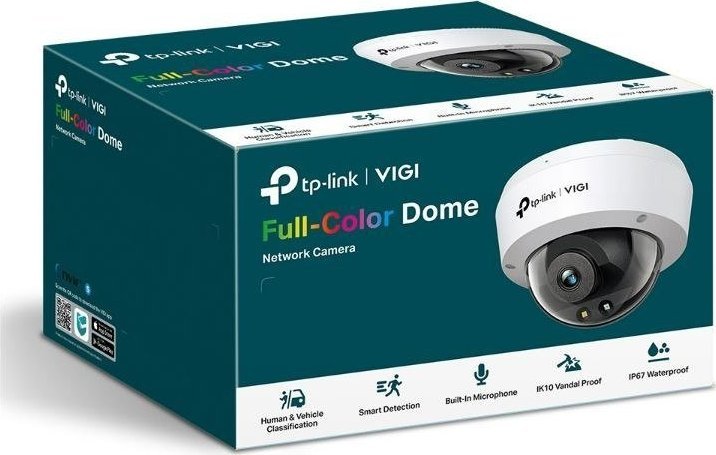 Kamerë sigurie TP-Link VIGI C250, 5MP, dome, e bardhë e zezë