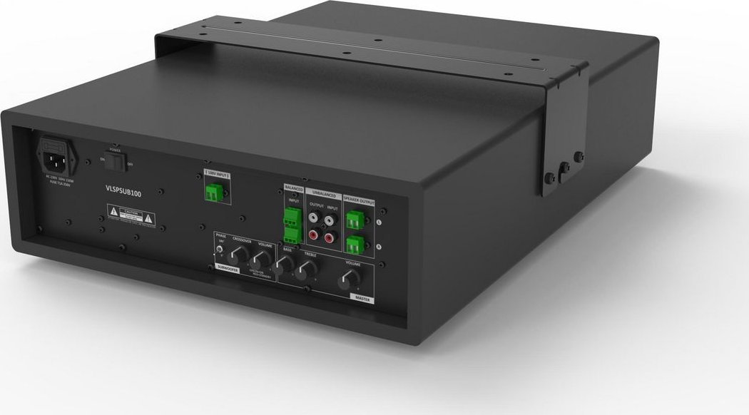 Subwoofer Vivolink VLSPSUB100, 60W, 2 way, i bardhë