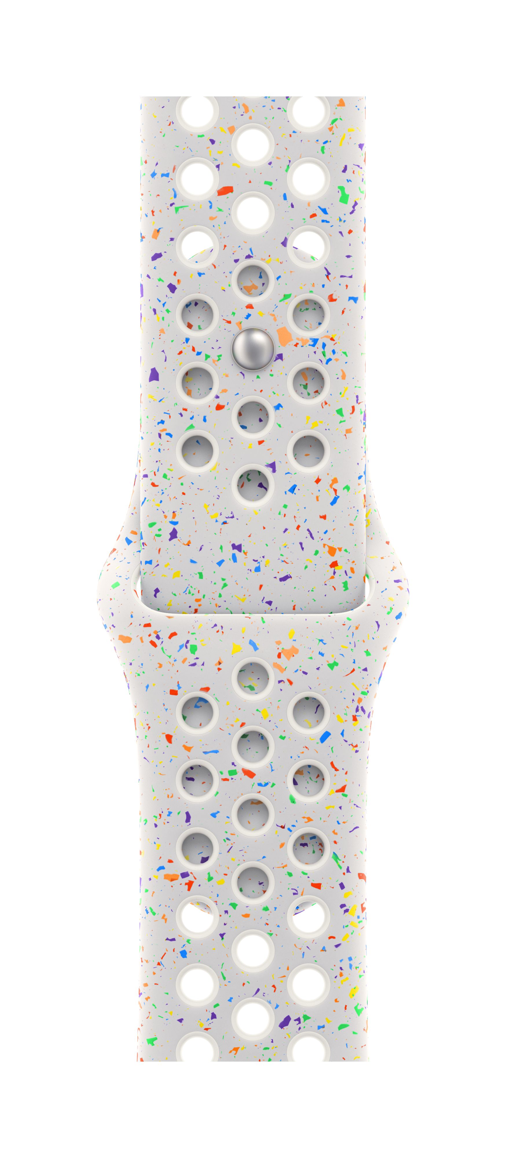 Apple Watch 46mm Nike Sport Band, Pure Platinum Nike Sport Band, S/M