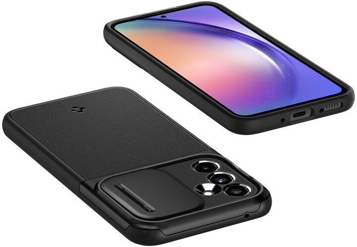 Mbrojtëse Spigen Optik Armor për Samsung Galaxy A54 5G, e zezë