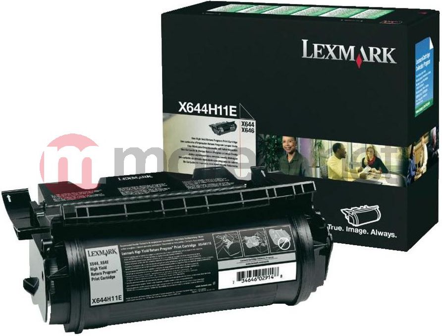Toner Lexmark X644H11E, origjinal, i zi