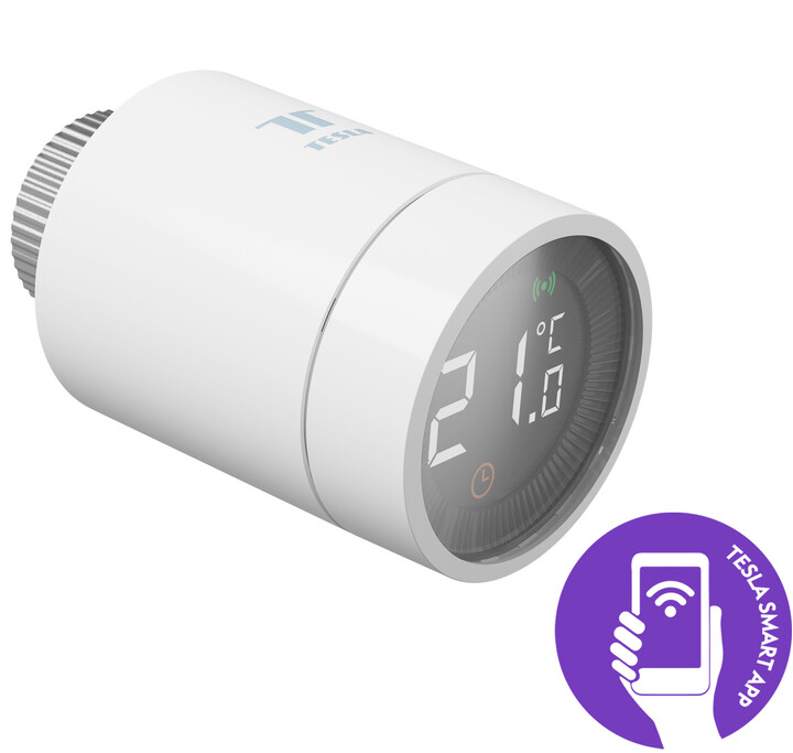 Kokë termostatike Tesla Smart, termoelement wireless