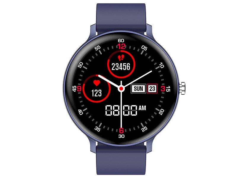 Smartwatch Tracer TW10, 1.2" IPS, Bluetooth 5.1, blu navy