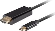 Kabllo Lanberg, USB Type-C / HDMI 2.0, 0.5 m, e zezë Kabllo Lanberg, USB Type-C / HDMI 2.0, 0.5 m, e zezë