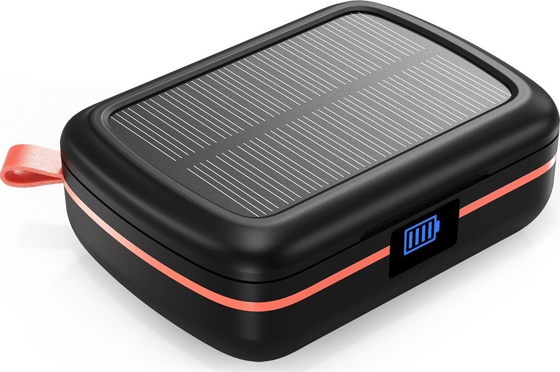 Kufje wireless Choetech BH-T05, TWS, etui powerbank 2500mAh, të zeza