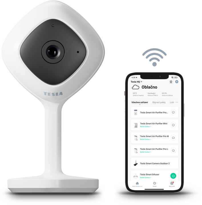 Kamerë e brendshme Tesla Smart Camera Mini (2022), e bardhë