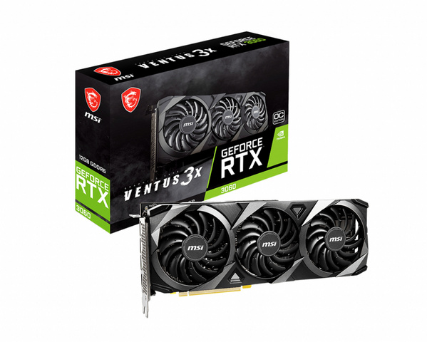 Kartelë grafike MSI GeForce RTX 3060 VENTUS 3X 12G OC NVIDIA 12 GBGDDR6