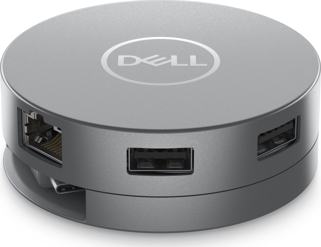 USB Hub Dell DA305 (6-In-1 Usb-C Multiport), 4 porte, i hirtë