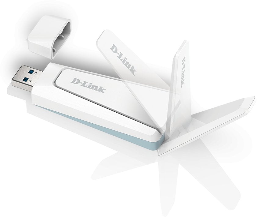 Adaptor Wi-Fi D-Link AX1800, Wi-Fi 6, USB 3.0, i zi