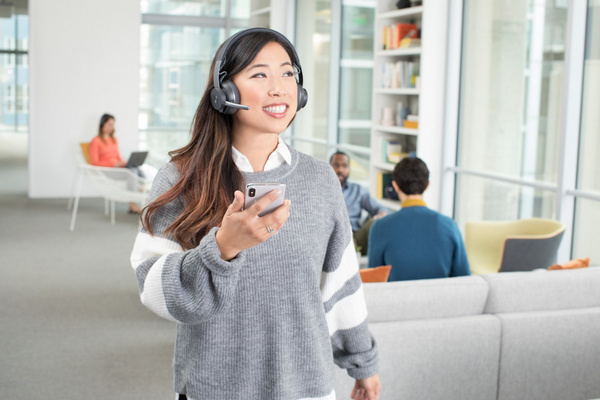 Kufje Logitech Zone Wireless UC, Bluetooth, 30m rreze, të zeza