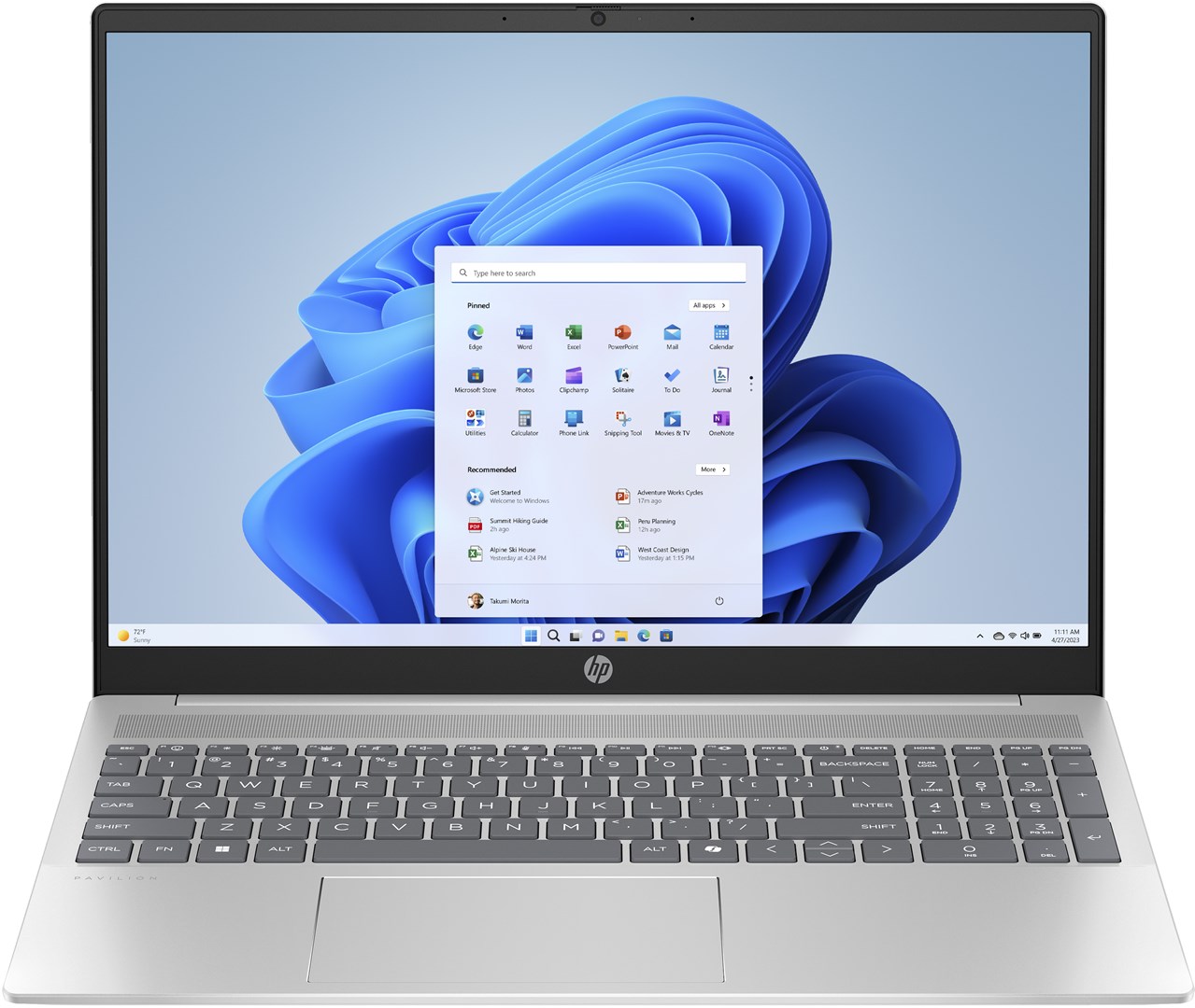 Лаптоп HP Pavilion 16-af0075nw, 16", Intel 125U, 16 GB RAM, 512 GB SSD, i argjendtë