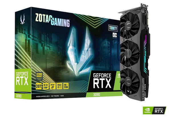 Kartelë grafike Zotac GAMING GeForce RTX 3090 Trinity OC NVIDIA 24 GB GDDR6X