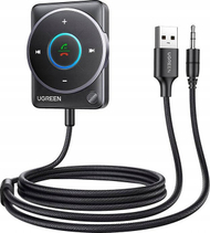 Bluetooth адаптер UGREEN CM822, Aux 3.5mm, Bluetooth 5.4, црн