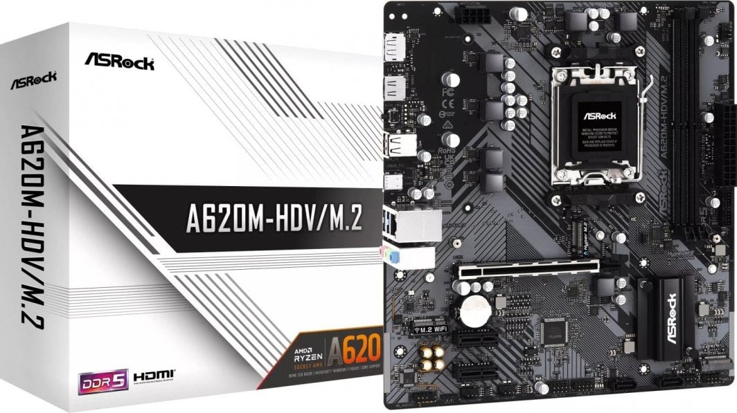 Pllakë amë ASRock A620M-HDV/M.2