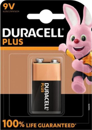 Bateri alkaline Duracell Plus 6LR61 MN1604, 9V