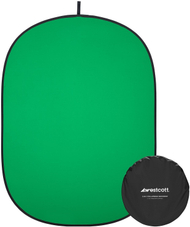 Sfond fotografik Westcott 2 në 1, 5x6.5, dyanshëm gri dhe jeshil