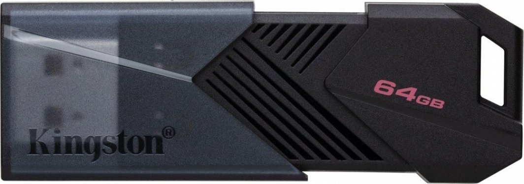 USB Kingston Data Traveler Exodia, 64 GB, e zezë