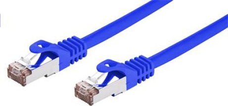 Kabllo rrjeti C-Tech CB-PP6F-1B Cat6 FTP, 1m, blu